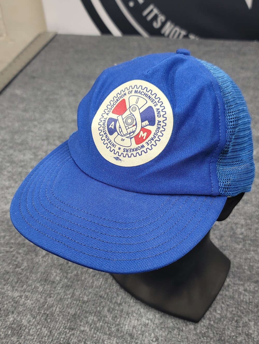 Vintage International Assoc. of Machinists & Aerospace Workers Mesh Trucker Cap